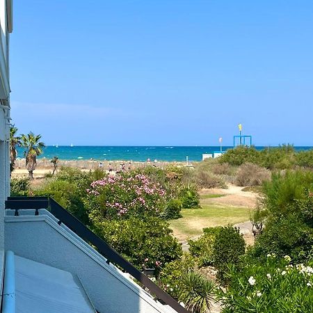 Appartement refait à neuf entre la lagune et la mer, direct plage vue mer&piscine Saint-Cyprien  Esterno foto