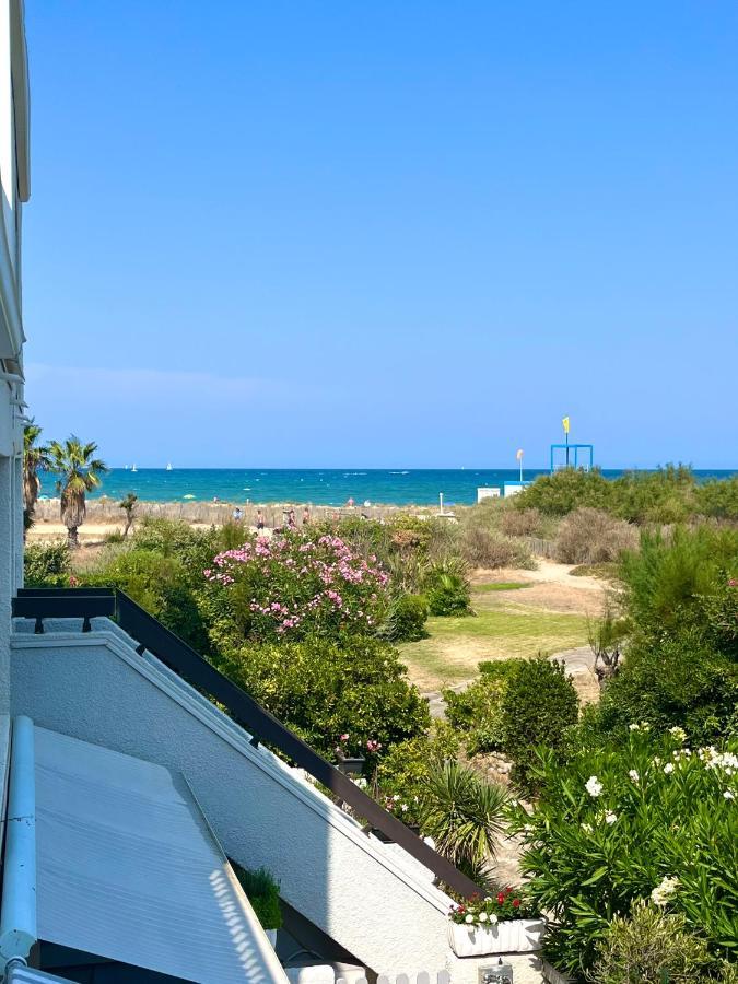 Appartement refait à neuf entre la lagune et la mer, direct plage vue mer&piscine Saint-Cyprien  Esterno foto